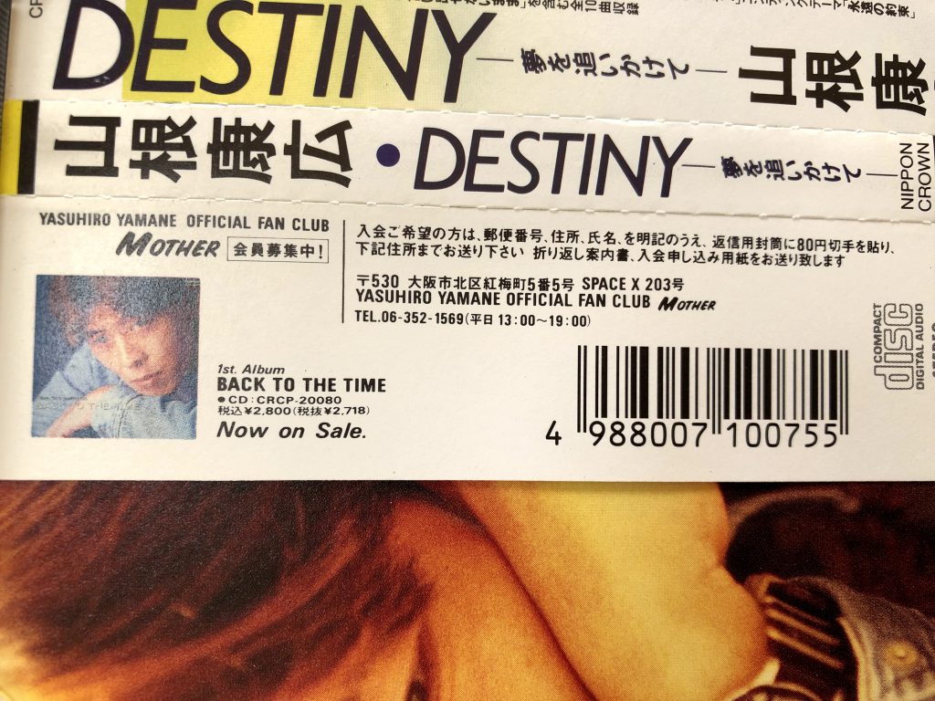 山根康広　Destiny